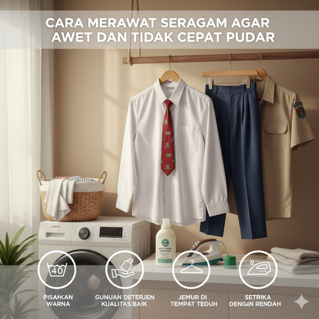 Cara Merawat Seragam